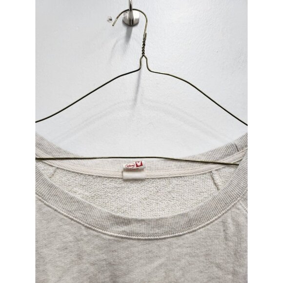 Uniqlo Womens Mickey Mouse Sweatshirt Large Gray Cotton Long Sleeve Pullover - Picture 3 of 9